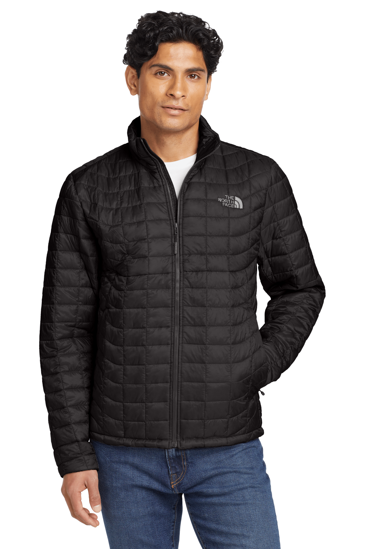 The North Face Black ThermoBall Eco Jacket Square Quilt Full Zip