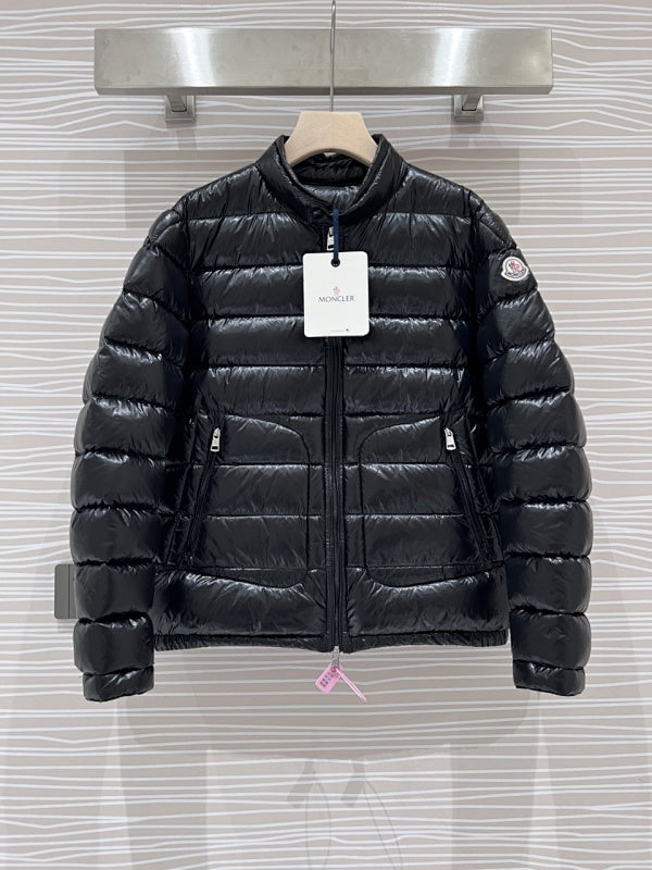 Moncler Black Glossy Down Puffer Jacket