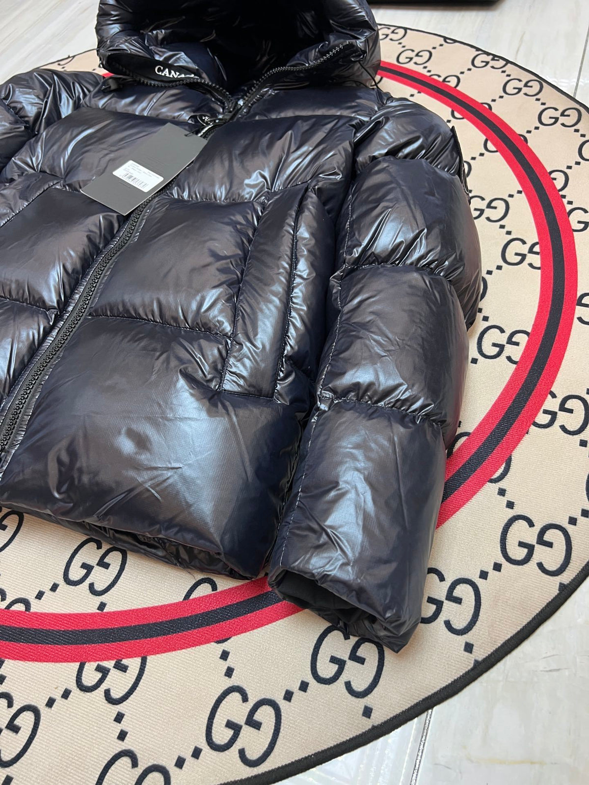 Canada Goose Arctic Program Glossy Black Down Jacket