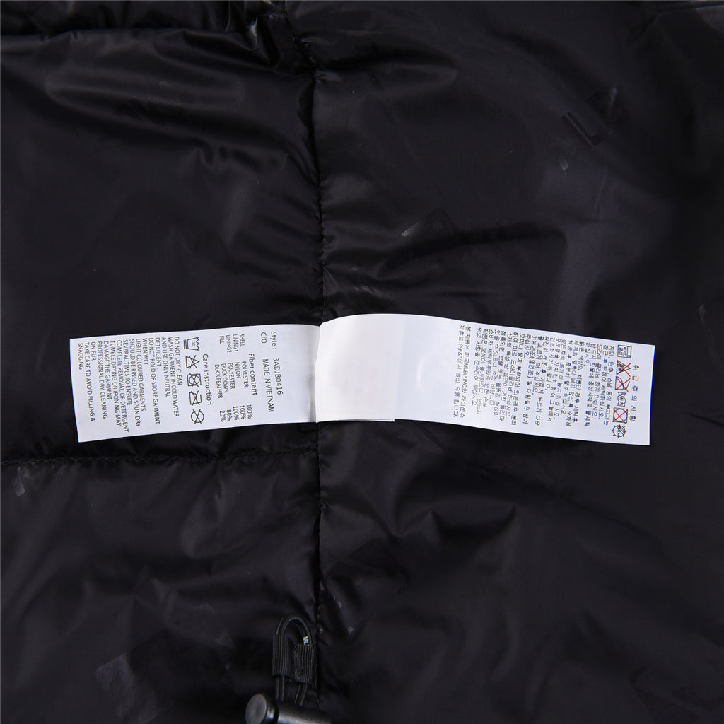 MLB NY Yankees Black Boxy Down Puffer Jacket