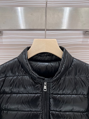 Moncler Black Glossy Down Puffer Jacket