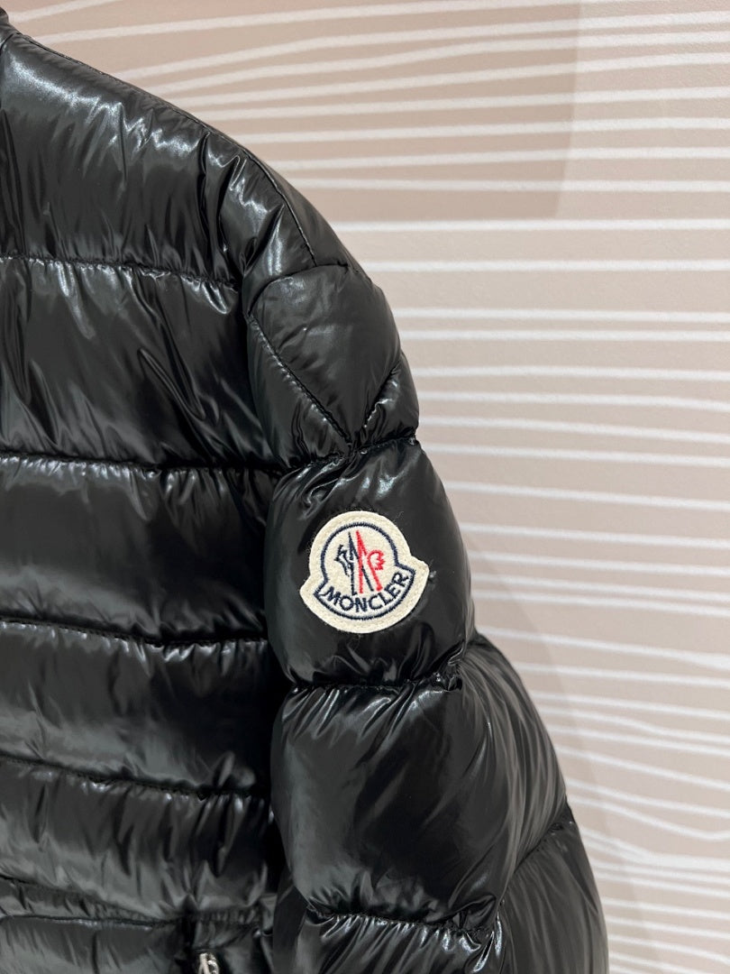 Moncler Black Glossy Down Puffer Jacket