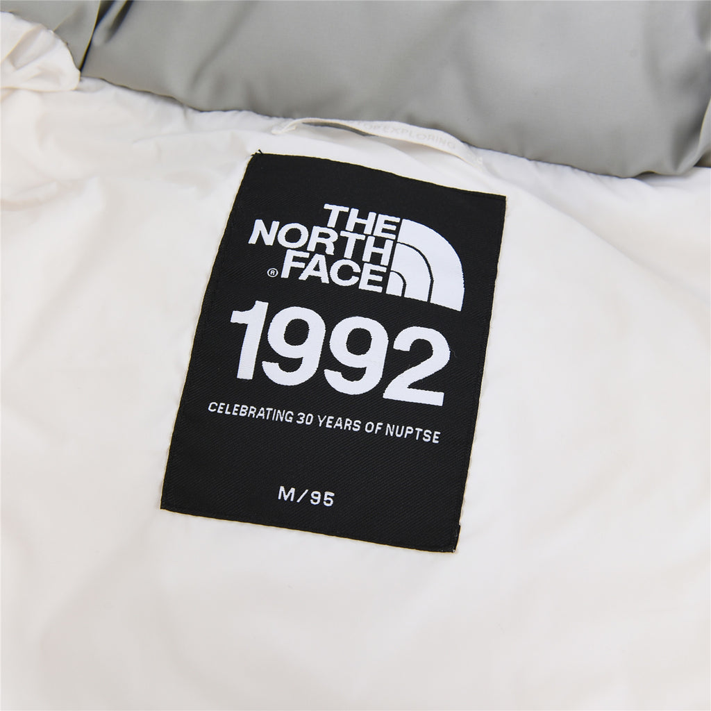 The North Face White Grey 1992 Nuptse Anniversary Down Jacket