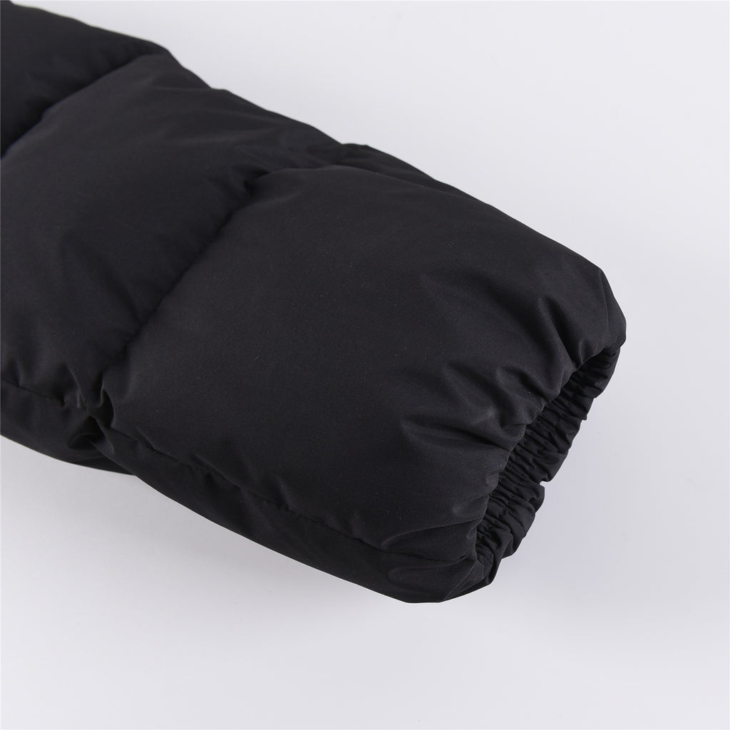 MLB NY Yankees Black Boxy Down Puffer Jacket