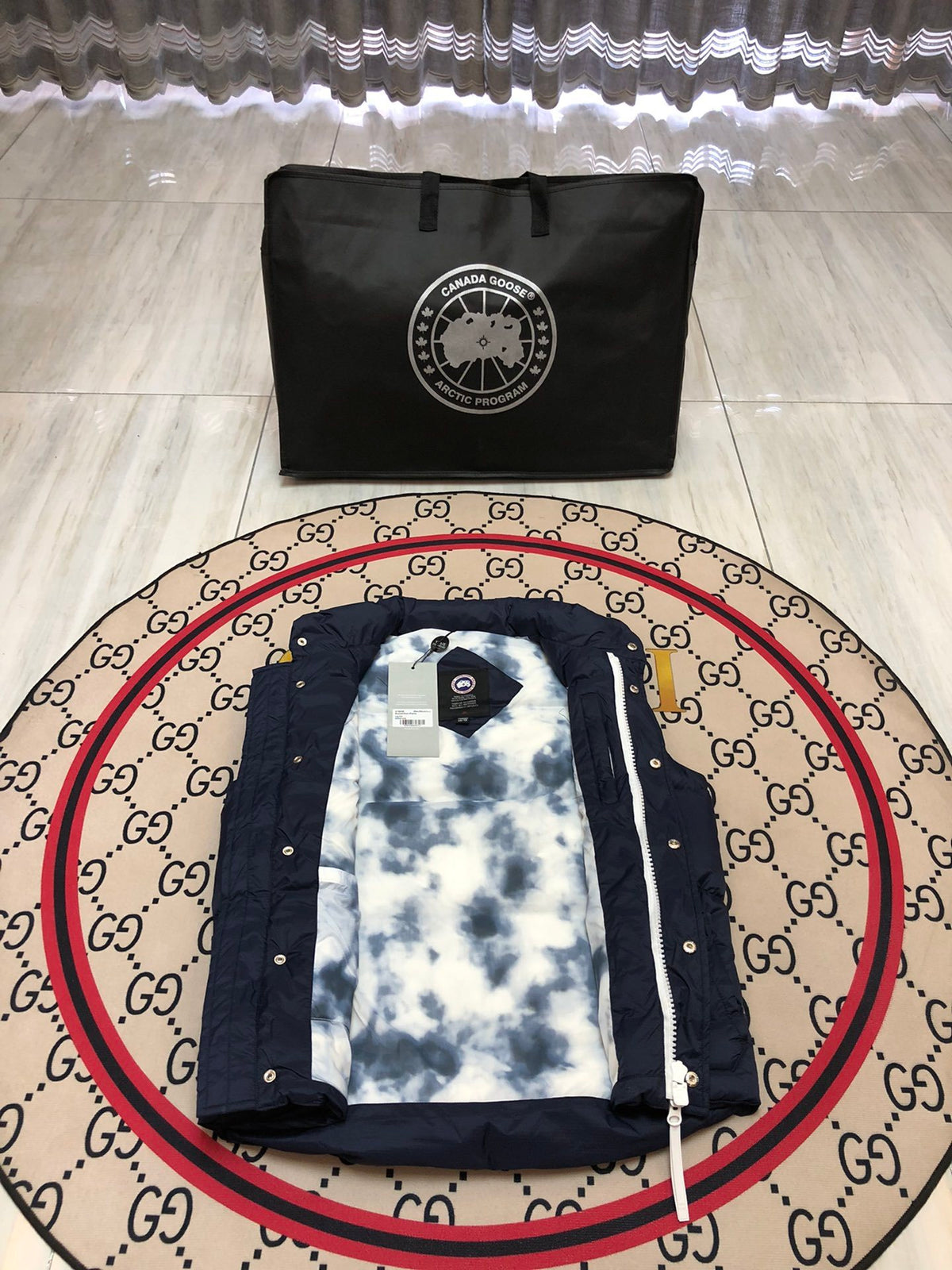 Canada Goose Arctic Program Navy Blue Down Vest