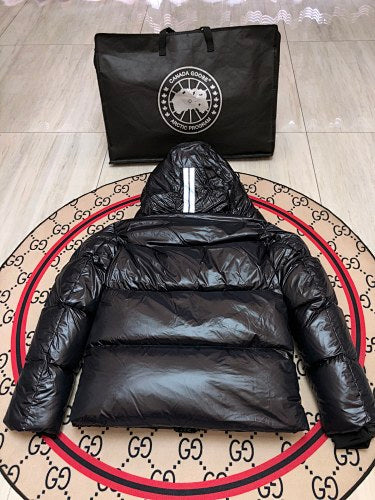 Canada Goose Arctic Program Glossy Black Down Jacket