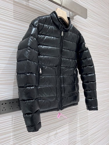 Moncler Black Glossy Down Puffer Jacket