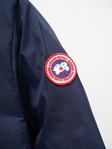 Canada Goose Navy Blue Stand-Collar Down Puffer Jacket