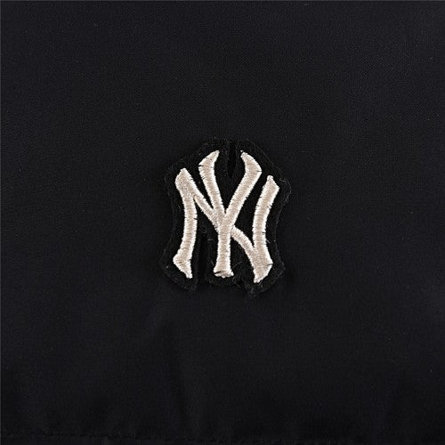 MLB NY Yankees Black Boxy Down Puffer Jacket