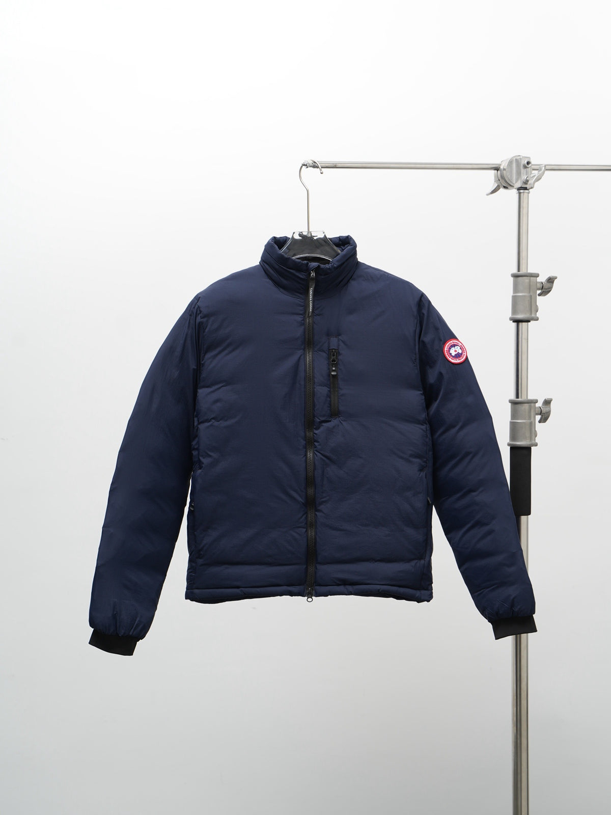 Canada Goose Navy Blue Stand-Collar Down Puffer Jacket