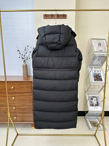 Lululemon Charcoal Grey Hooded Down Puffer Vest