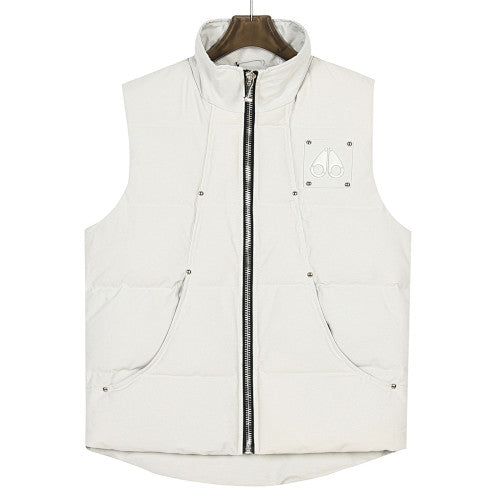 Moose Knuckles White Down Vest