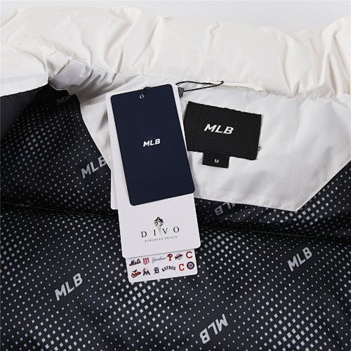 MLB White Down Puffer Jacket