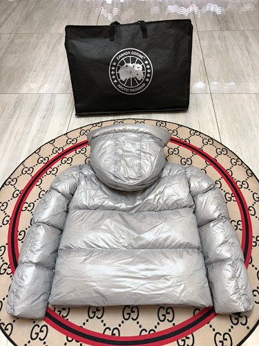 Canada Goose Arctic Program Silver Metallic Down Jacket