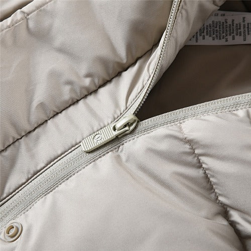 Lululemon Cream Hooded Down Puffer Jacket