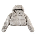 Lululemon Cream Hooded Down Puffer Jacket