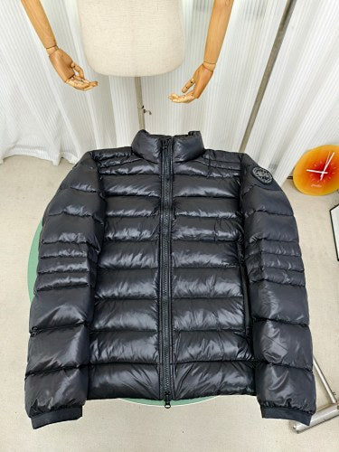 Canada Goose Black Tonal Stand-Collar Down Puffer Jacket
