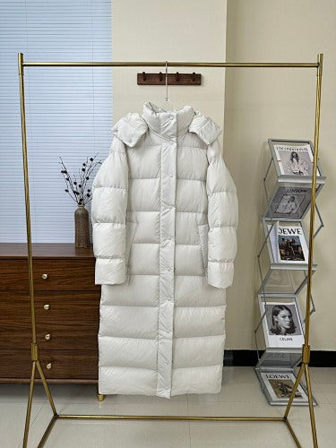 Lululemon Bone White Glossy Hooded Down Puffer Vest