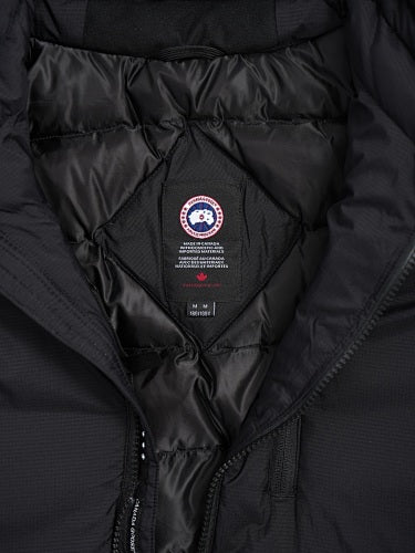 Canada Goose Black Hooded Down Puffer Jacket