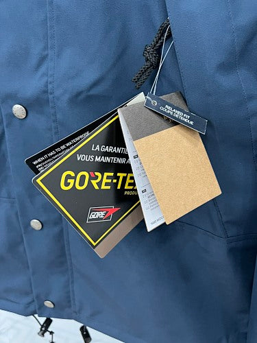 The North Face Steel Blue Black GORE-TEX Mountain Jacket Waterproof Shell