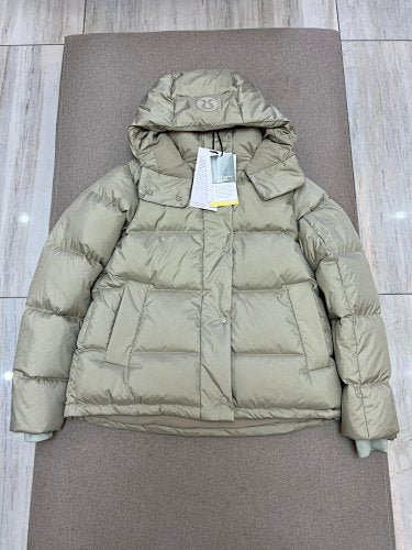 Lululemon Sage Green Glossy Hooded Down Puffer Jacket