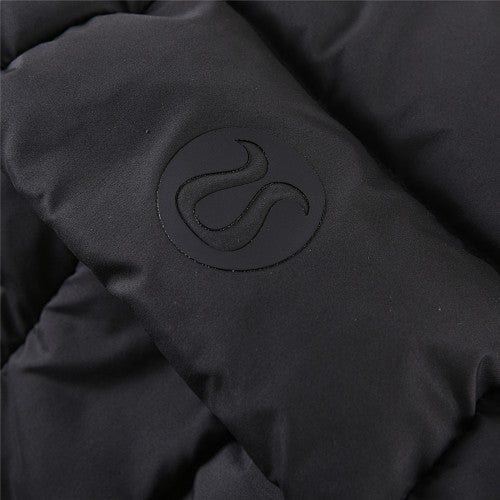 Lululemon Black Hooded Down Puffer Jacket