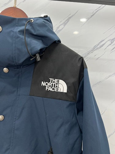 The North Face Steel Blue Black GORE-TEX Mountain Jacket Waterproof Shell