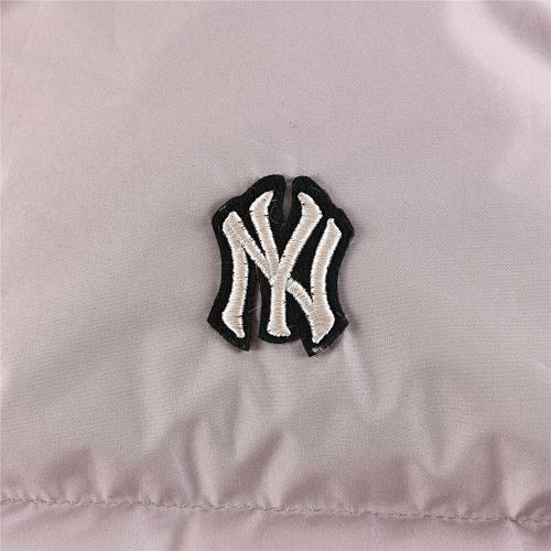 MLB NY Yankees Grey Fur Hood Down Parka