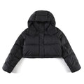 Lululemon Black Hooded Down Puffer Jacket