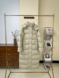 Lululemon Light Grey Glossy Hooded Down Puffer Vest