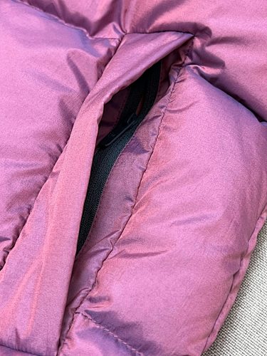 Lululemon Burgundy Hooded Down Puffer Jacket