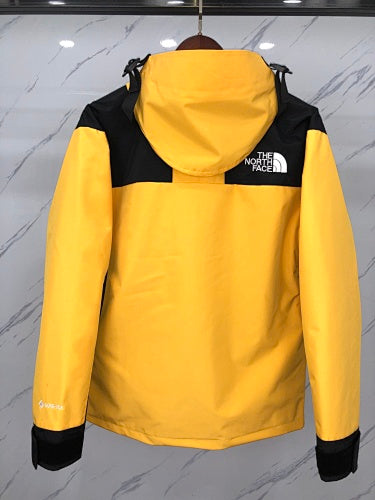 The North Face Yellow Black GORE-TEX Mountain Jacket Waterproof Shell