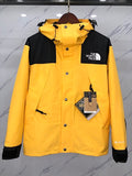 The North Face Yellow Black GORE-TEX Mountain Jacket Waterproof Shell