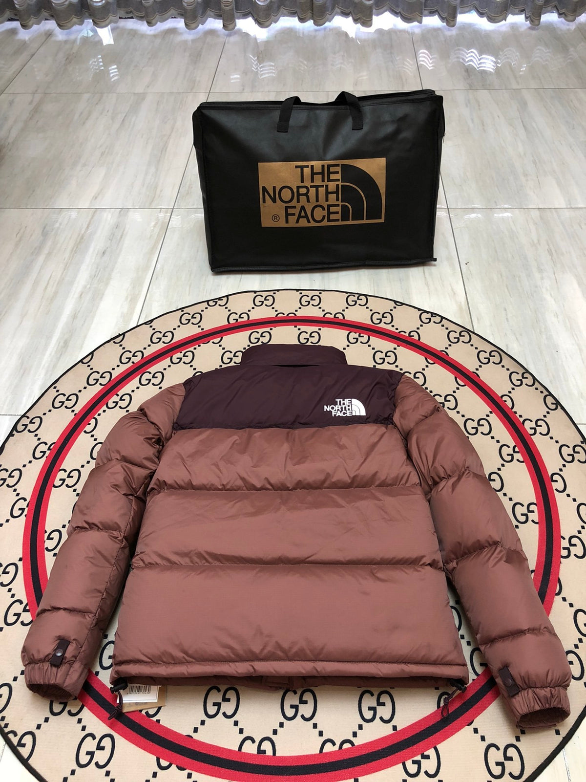 The North Face Clay Brown 1996 Retro Nuptse Down Jacket 700 Fill