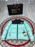The North Face Mint Green Black 1996 Retro Nuptse Down Jacket 700 Fill