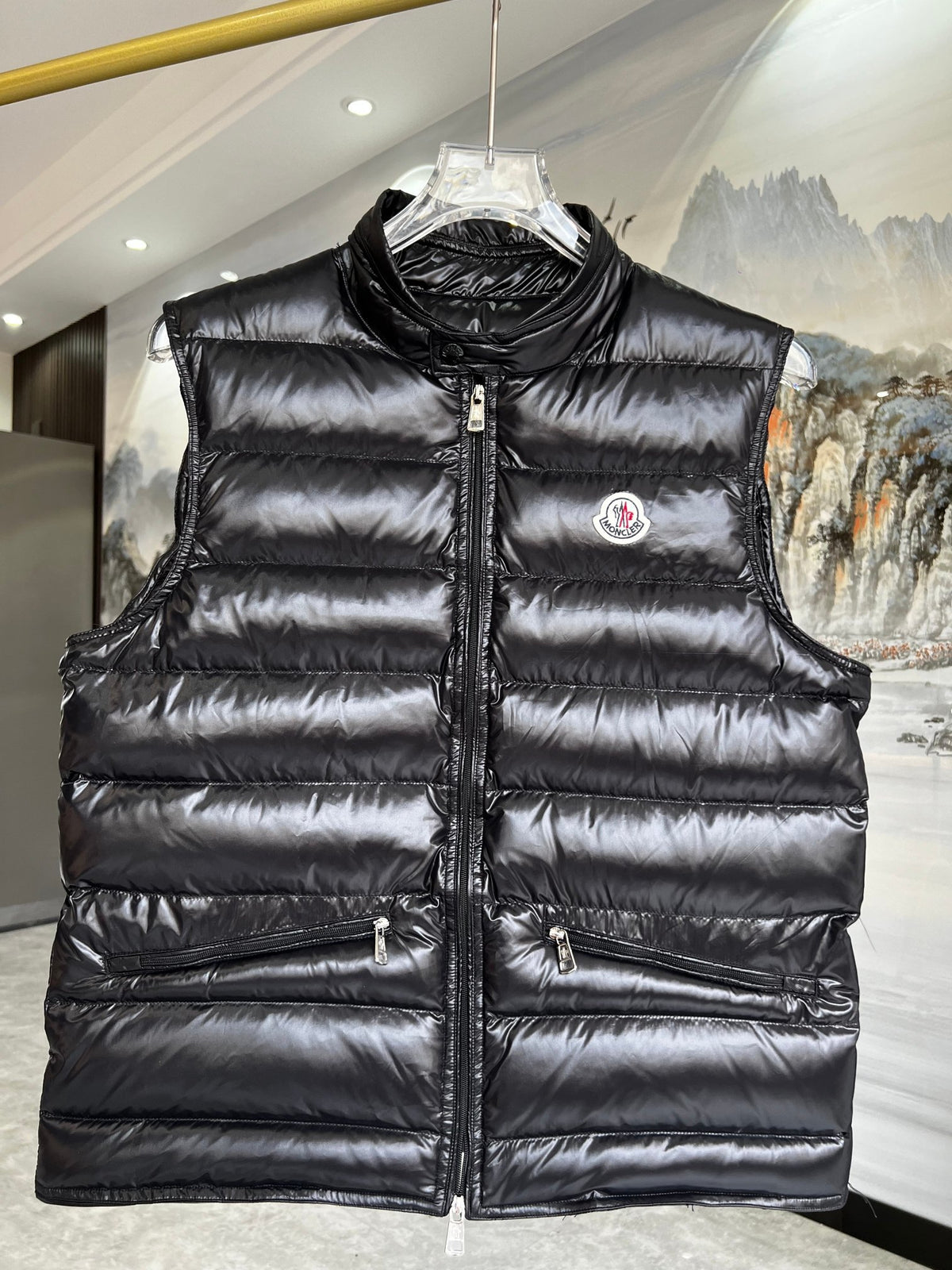 Canada Goose Gunmetal Grey Glossy Down Jacket