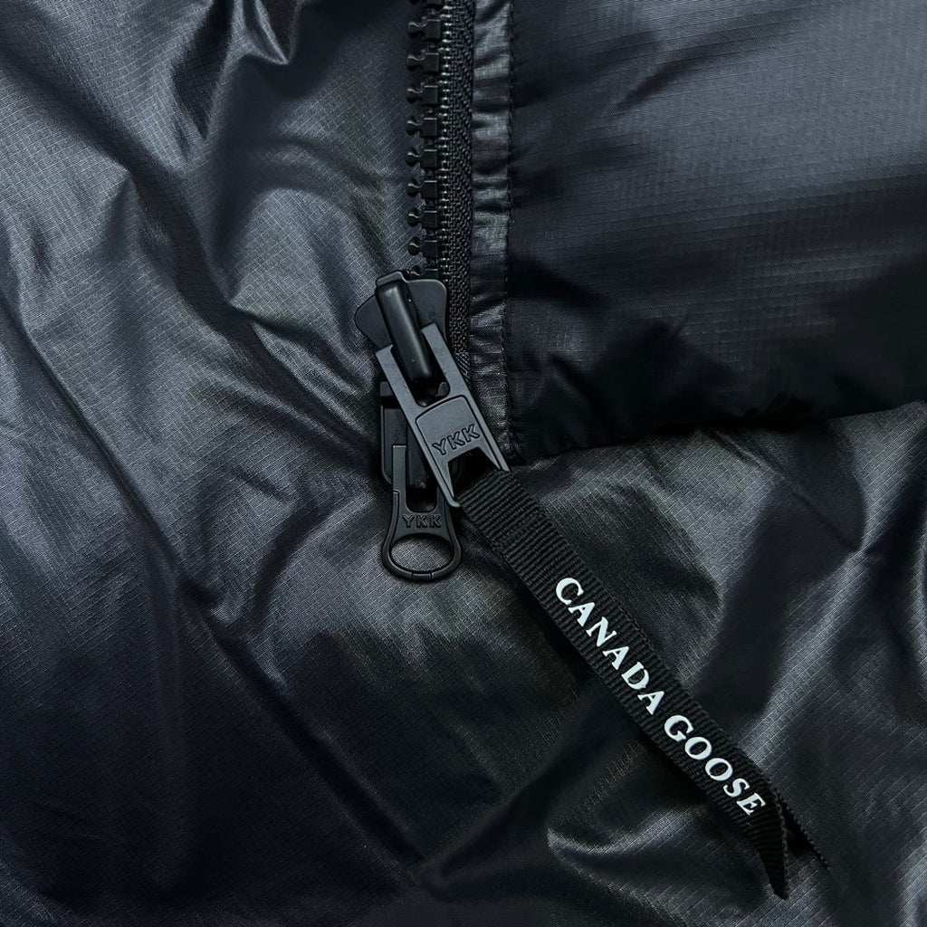 Canada Goose Black Hooded Down Puffer Jacket