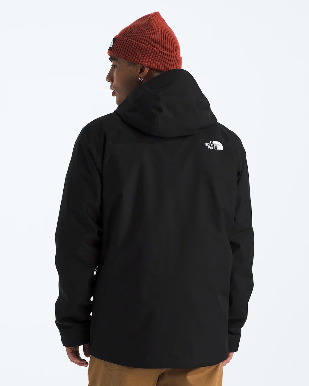 The North Face Black DryVent Waterproof Shell Jacket Hooded Full Zip