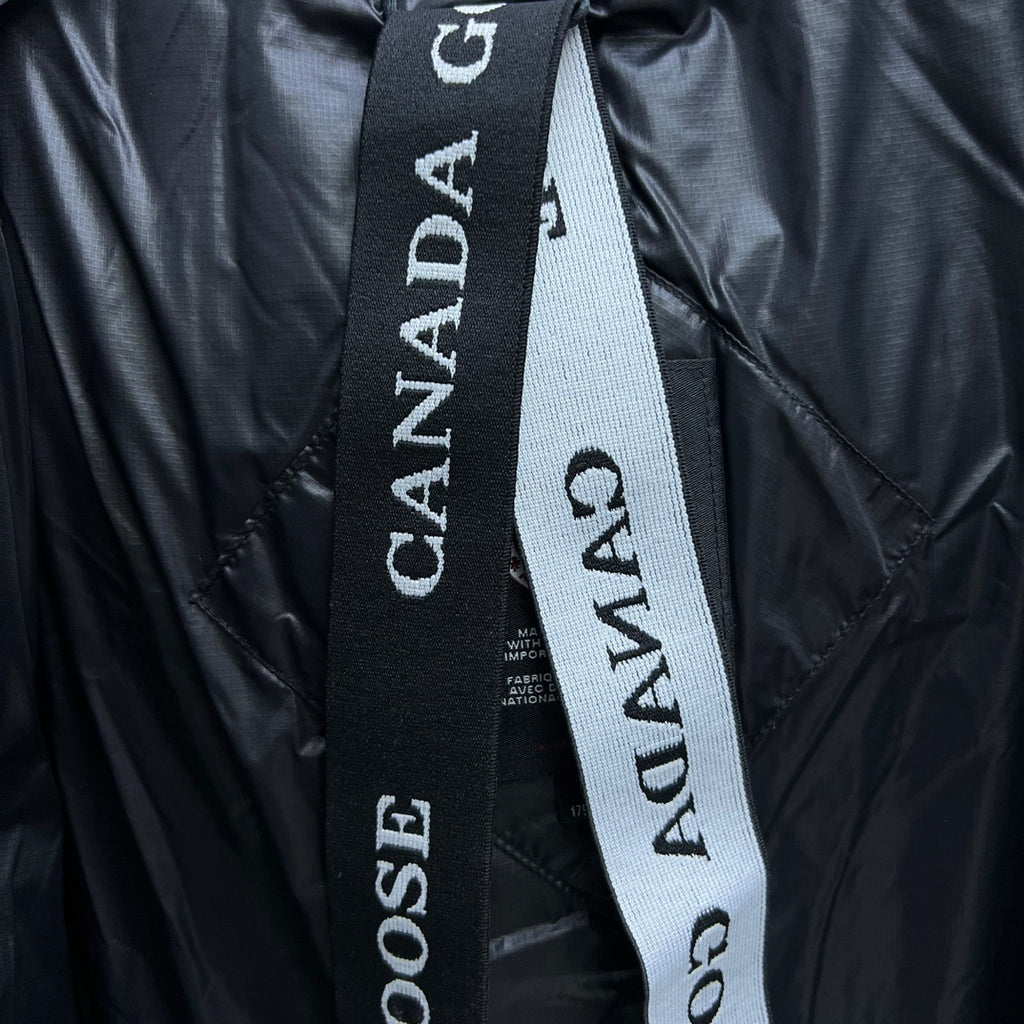 Canada Goose Black Tonal Hooded Down Puffer Jacket