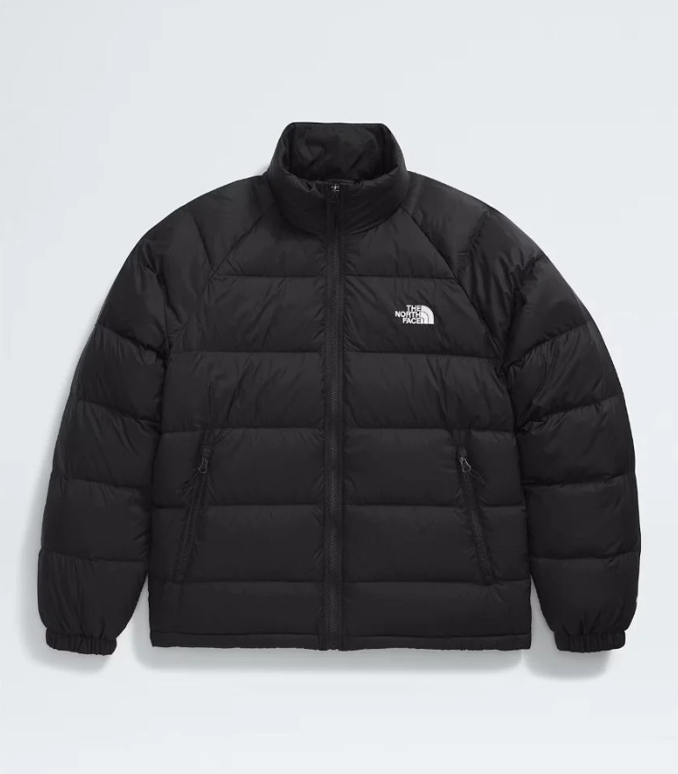 The North Face Black Nuptse Puffer Jacket Stand Collar Full Zip