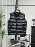 Moncler Black Glossy Down Vest