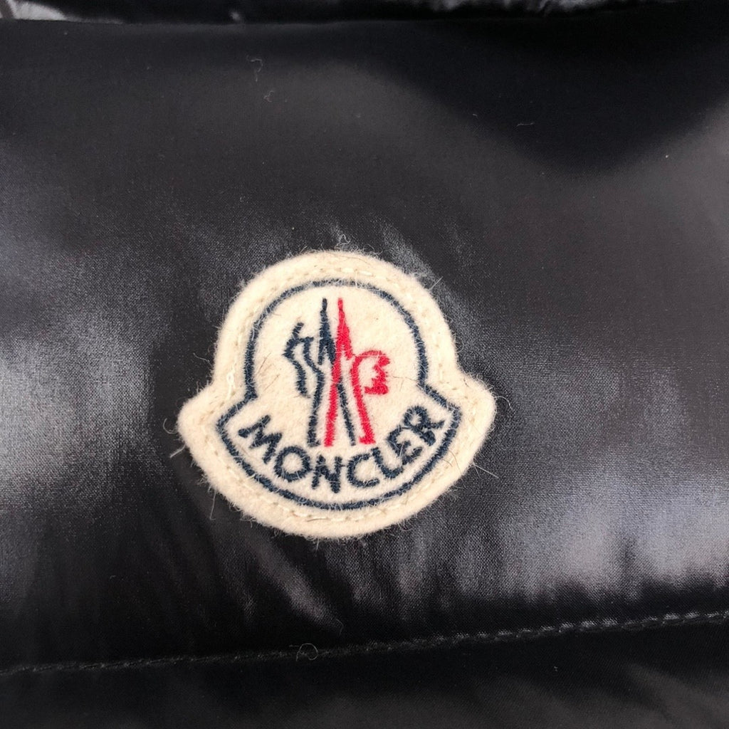 Moncler Black Hooded Glossy Down Vest