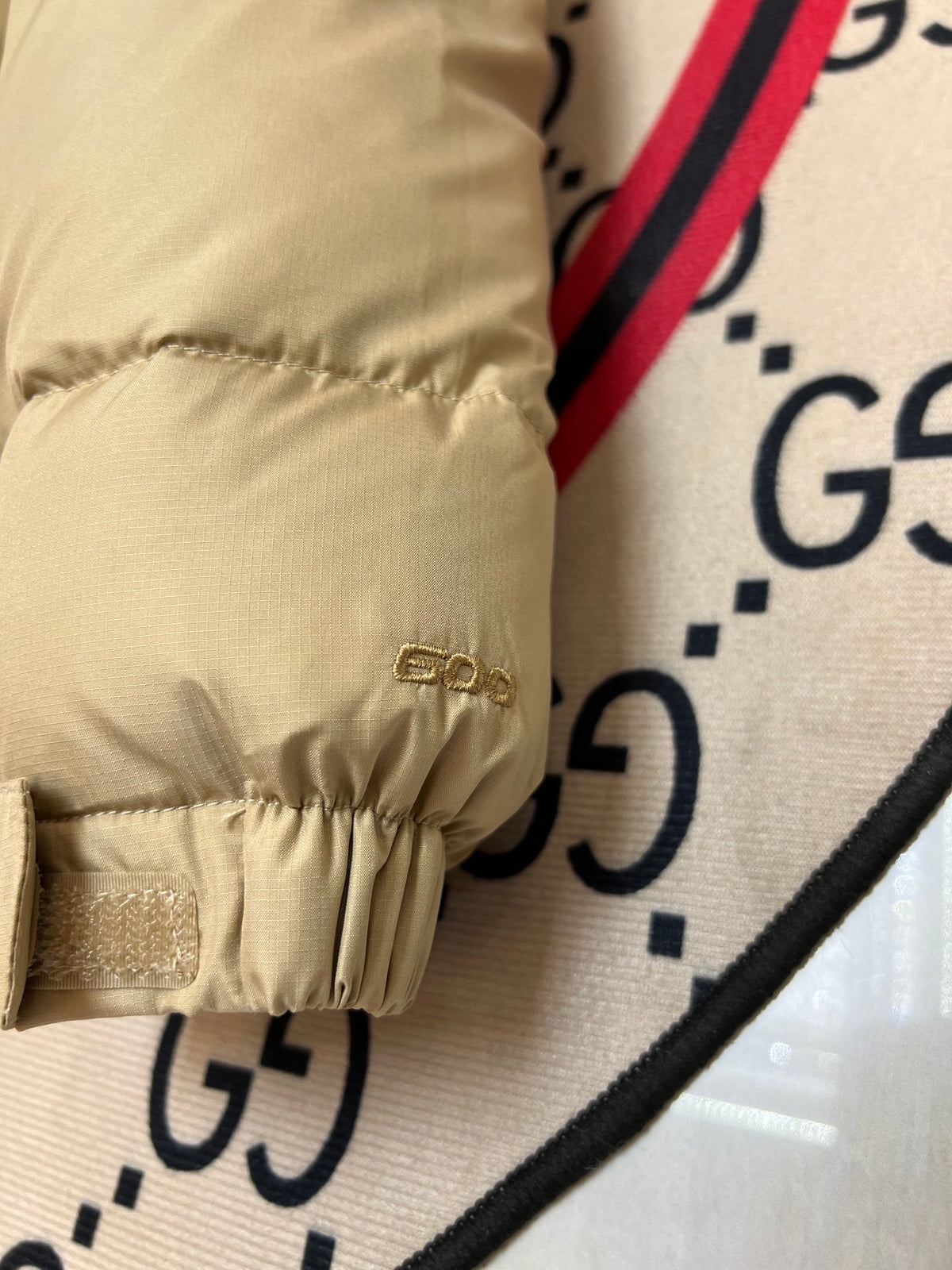 The North Face Khaki Tan 1996 Retro Nuptse Down Jacket 700 Fill
