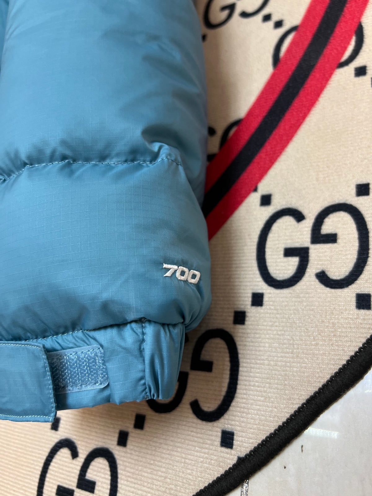 The North Face Teal Blue 1996 Retro Nuptse Down Jacket 700 Fill