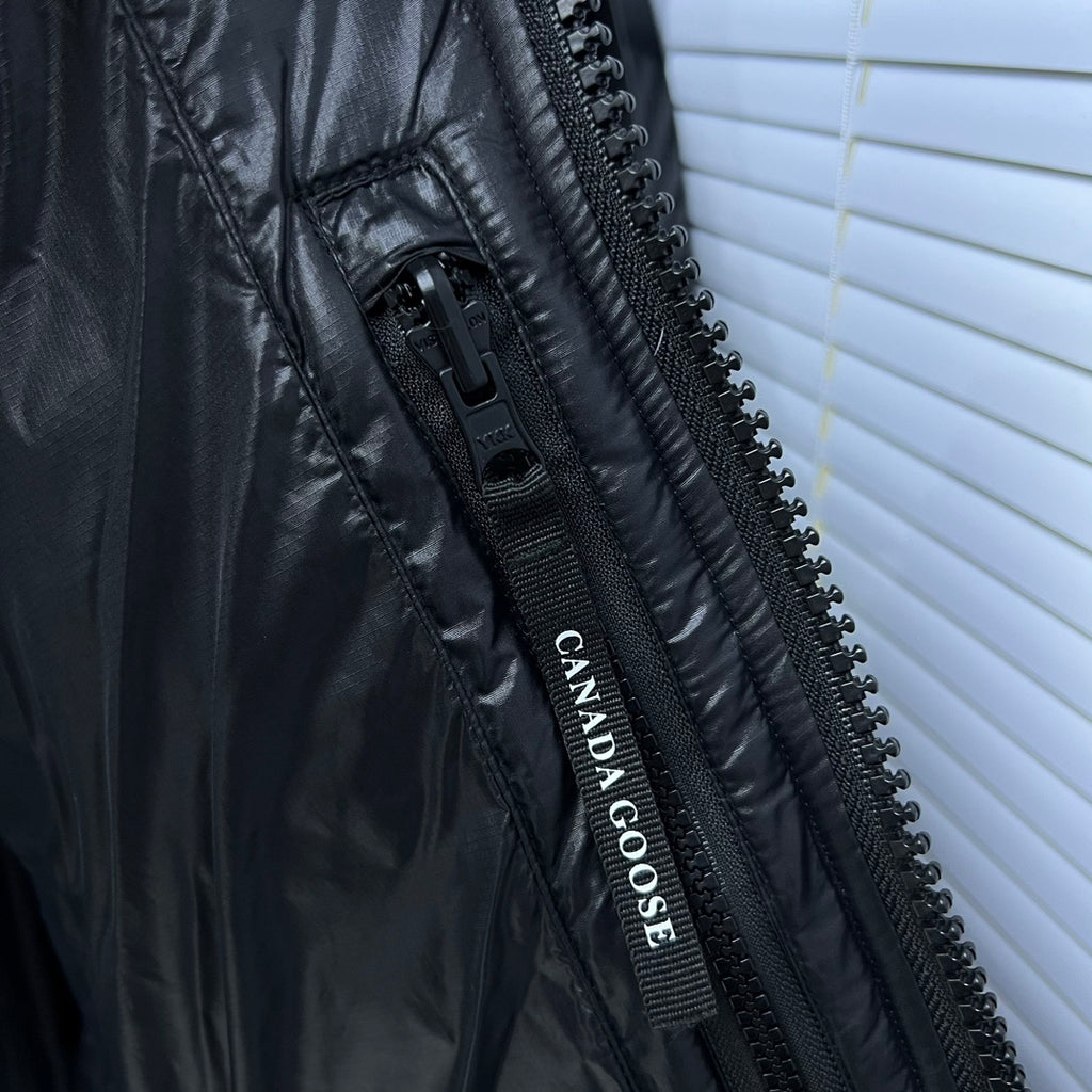 Canada Goose Black Tonal Hooded Down Puffer Jacket