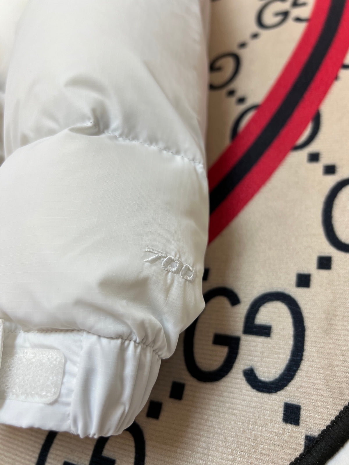 The North Face White Black 1996 Retro Nuptse Down Jacket 700 Fill
