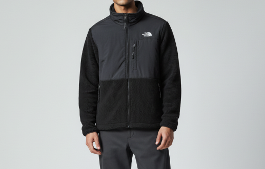 The North Face Black Denali Fleece Jacket Full Zip