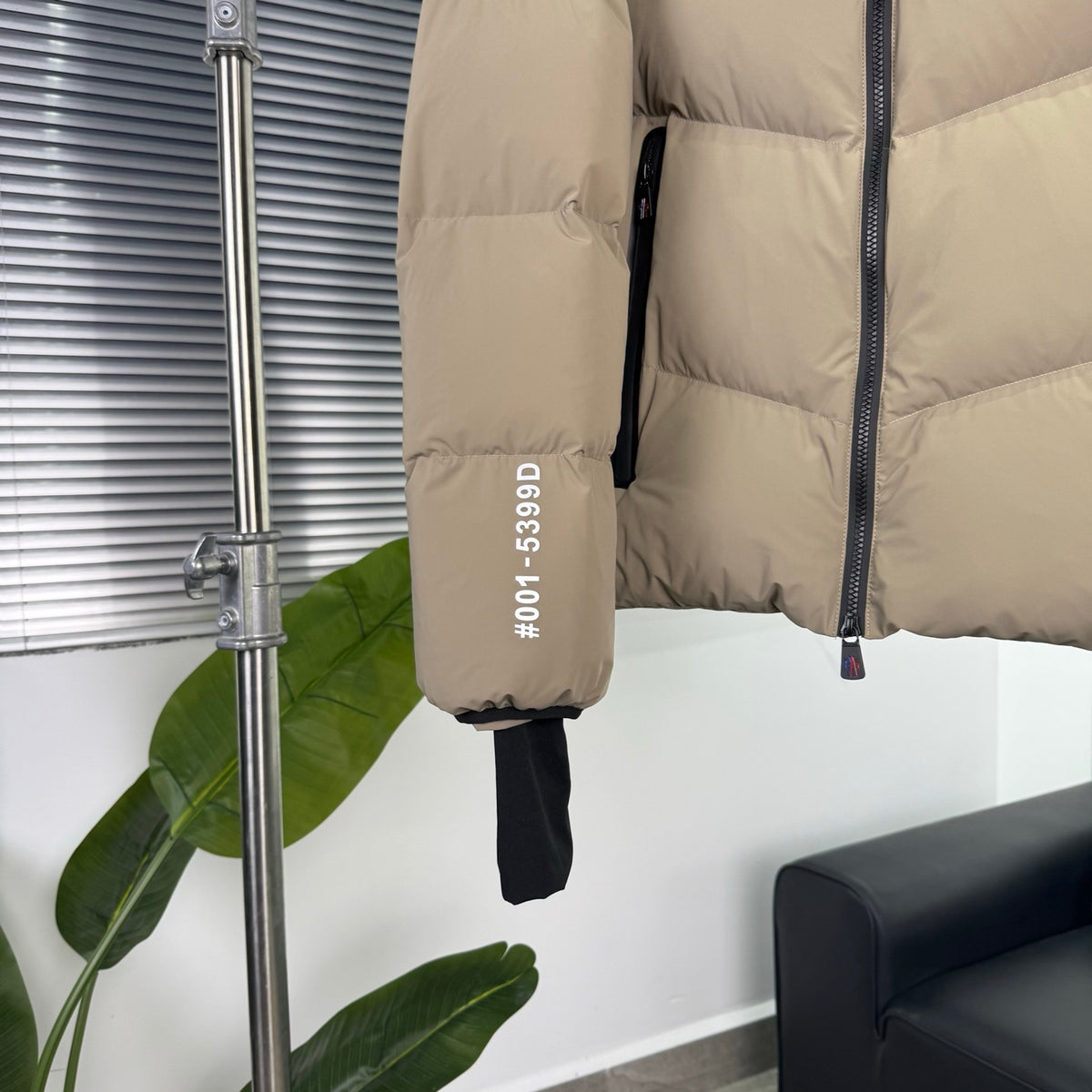 Moncler Grenoble Khaki Day-Namic Hooded Down Jacket