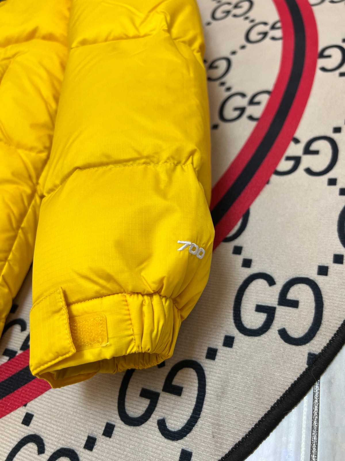 The North Face Yellow Black 1996 Retro Nuptse Down Jacket 700 Fill