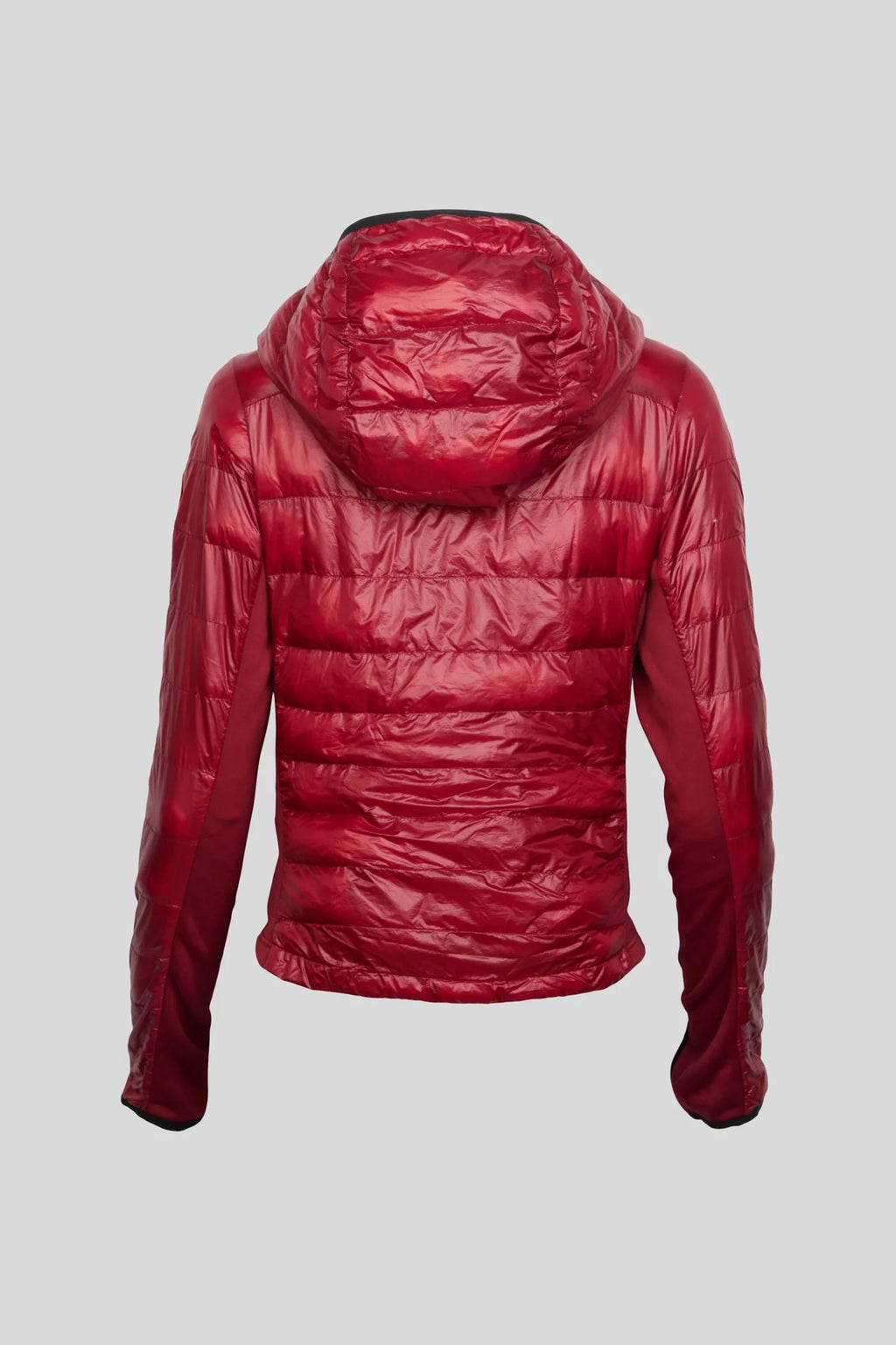 Canada Goose Red Women's Hooded Slim Fit Lightweight Down Jacket